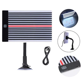 

Paintless Dent Fix Tools Car LED Stripe Line Board Light Find Dent Reflector Den T8WF
