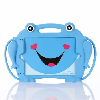 

Kids Washable Shockproof Non-toxic Silicone Carry Tablet Case for IPad 5 6 Air 1 2 Pro 9.7 Inch 2017 2018 9.7 Cover Funda+pen