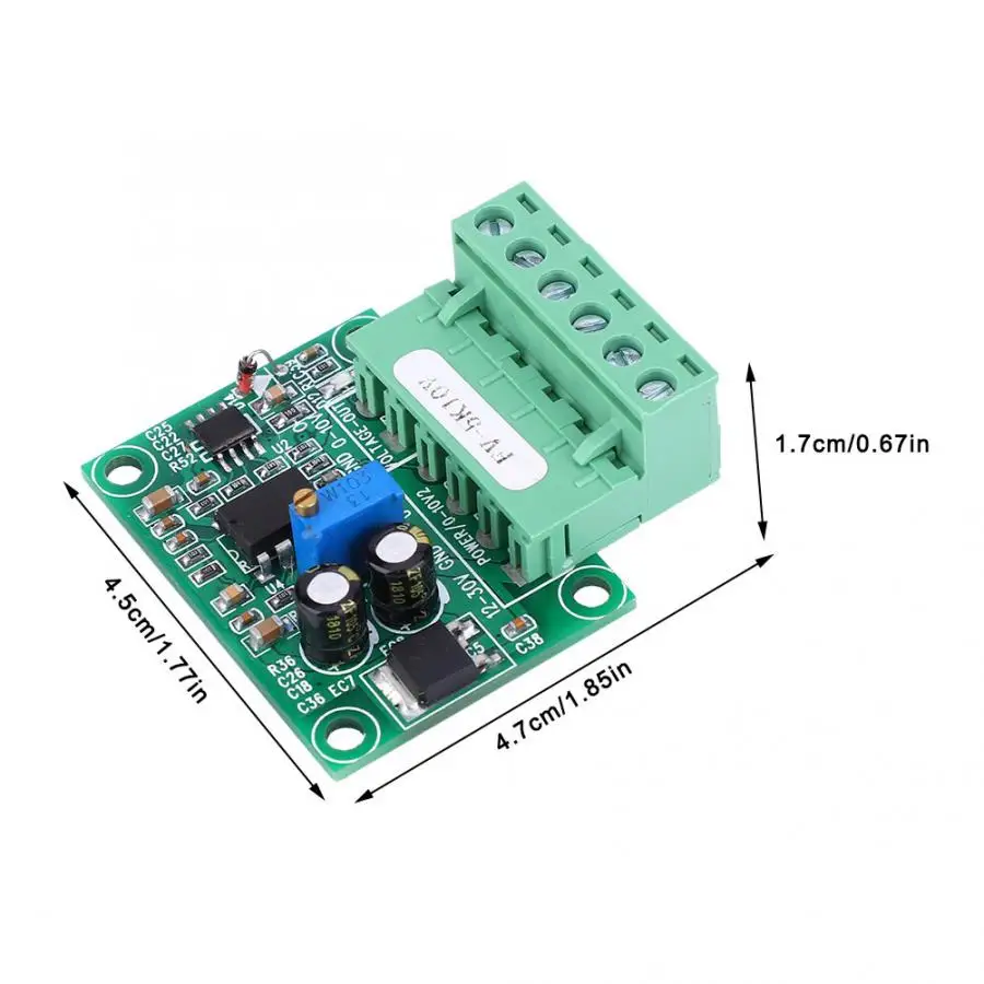 FV-5KHz10V преобразователь напряжения 0~ 5 кГц до 0~ 10 в цифро-аналоговый модуль сигнала F/V конвертер