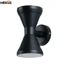 WECUS) наружный светодиодный настенный светильник, водонепроницаемый настенный светильник с одной/двойной головкой, декоративный дверной пост, балкон, внутренний кронштейн