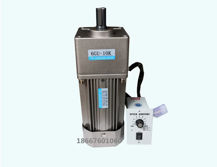 6IK370RGU-CFW AC220V 370W AC gear reduction induction motor, reversible, high torque + speed controller