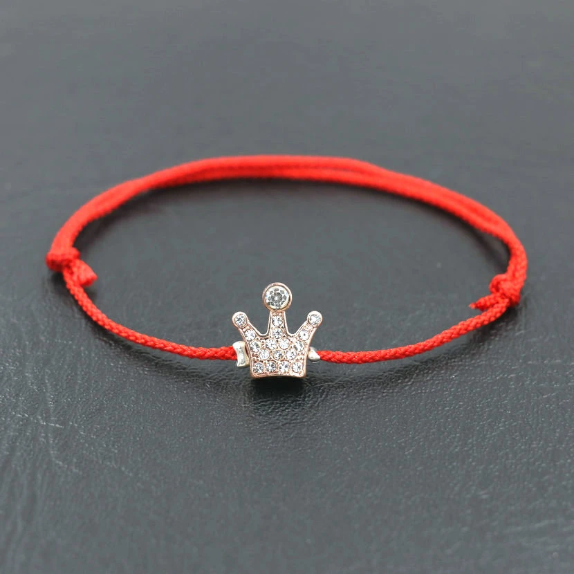 Gelang Mahkota Emas Mawar Cantik Untuk Wanita Gelang Benang Merah Tipis Untuk Pasangan Gelang Chakra Tali Hitam Perhiasan Pria Hadiah Cinta Rantai Link Gelang Aliexpress