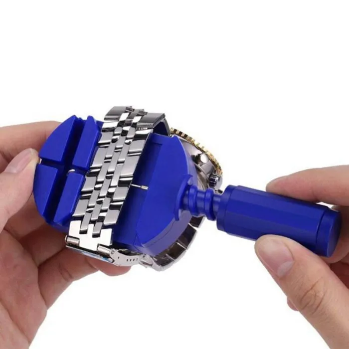 147 / 16 Pcs Watch Repair Tool Kit Set Watch Case Opener Link Spring Bar Remover Screwdriver Watchmaker Device JS22