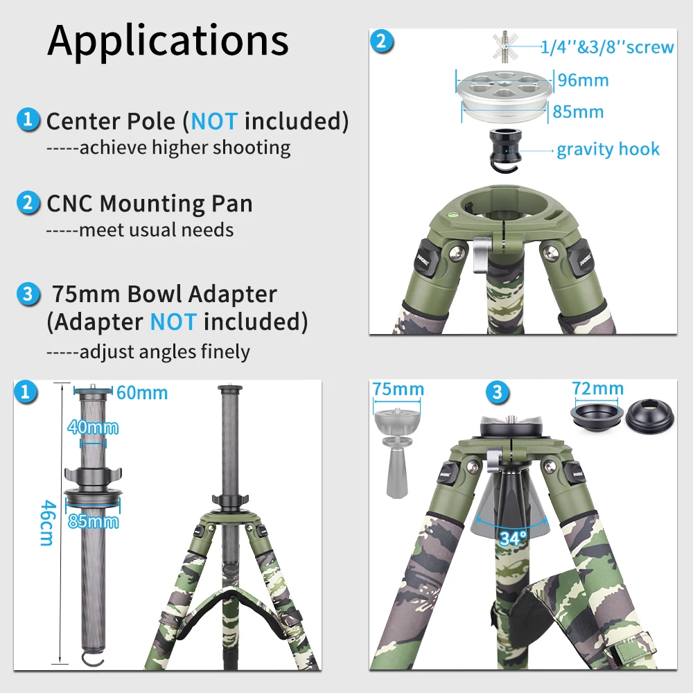 INNOREL RT90CG  ź  ﰢ,     Ƽ ī޶ ĵ, DSLR ī޶ 40kg , 40mm