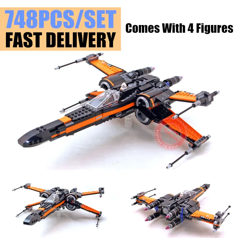 05004 Звездные войны первый заказ POE X wing Fighter модель строительные блоки кирпичи