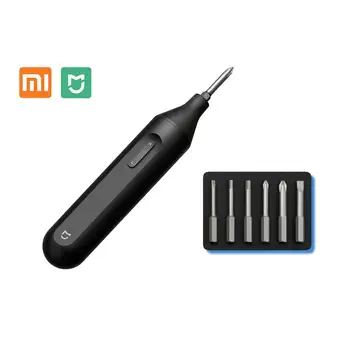 

Original Mijia Electric Manual Screwdriver 1500mah Portable Rechargeable Integrated Screw Driver W/6 S2 Screw Bits Smart Screw