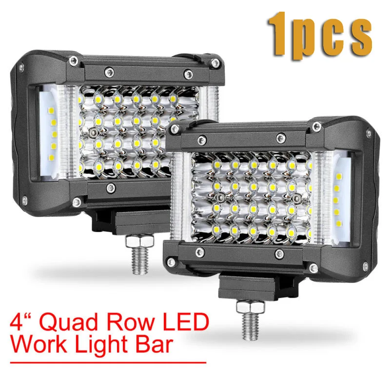 

4 Inch Car Truck LED Work Light Bar 220W Spot Flood Bright White For Off-Road Vehicles ATV Light Bar Work Light