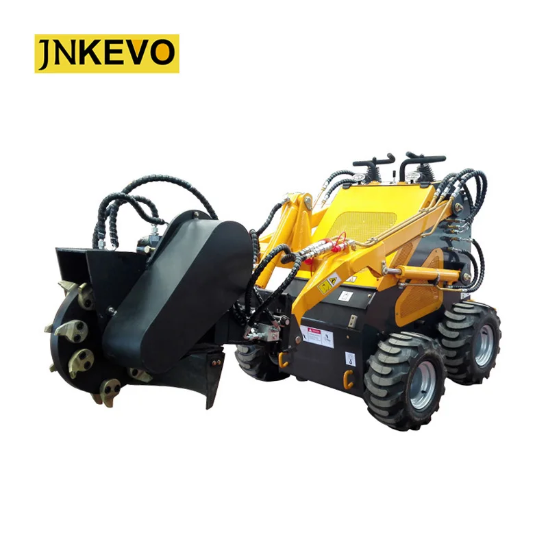 Stump Grinder,Auger Equipped Mini Skid Steer LoaderPallet Jack