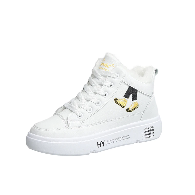 Women's Shoes Women's casual sneakers winter sneakers with plush fur warm women's shoes women's shoes with lacing women's shoes
