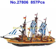 Ausini 27806 857 шт Пираты большие рыбацкие суда строительные блоки игрушки