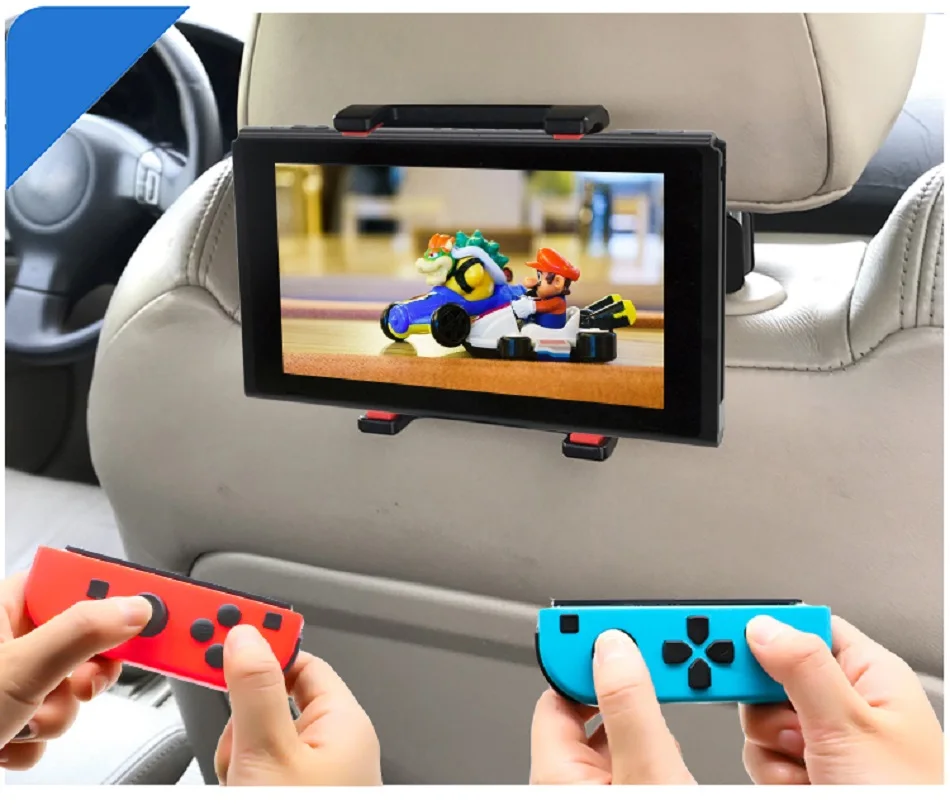 Nintend Switch Car Headrest Mount 360 Degrees Adjustable Holder Stand for Nintendo Switch NintendoSwitch NS Console Accessorie