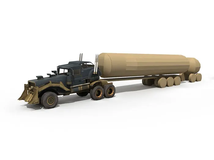 1:25 Mad Max War Rig автомобильный трактор DIY 3D бумажная карточка модель Конструкторы строительные игрушки развивающие игрушки Военная Модель