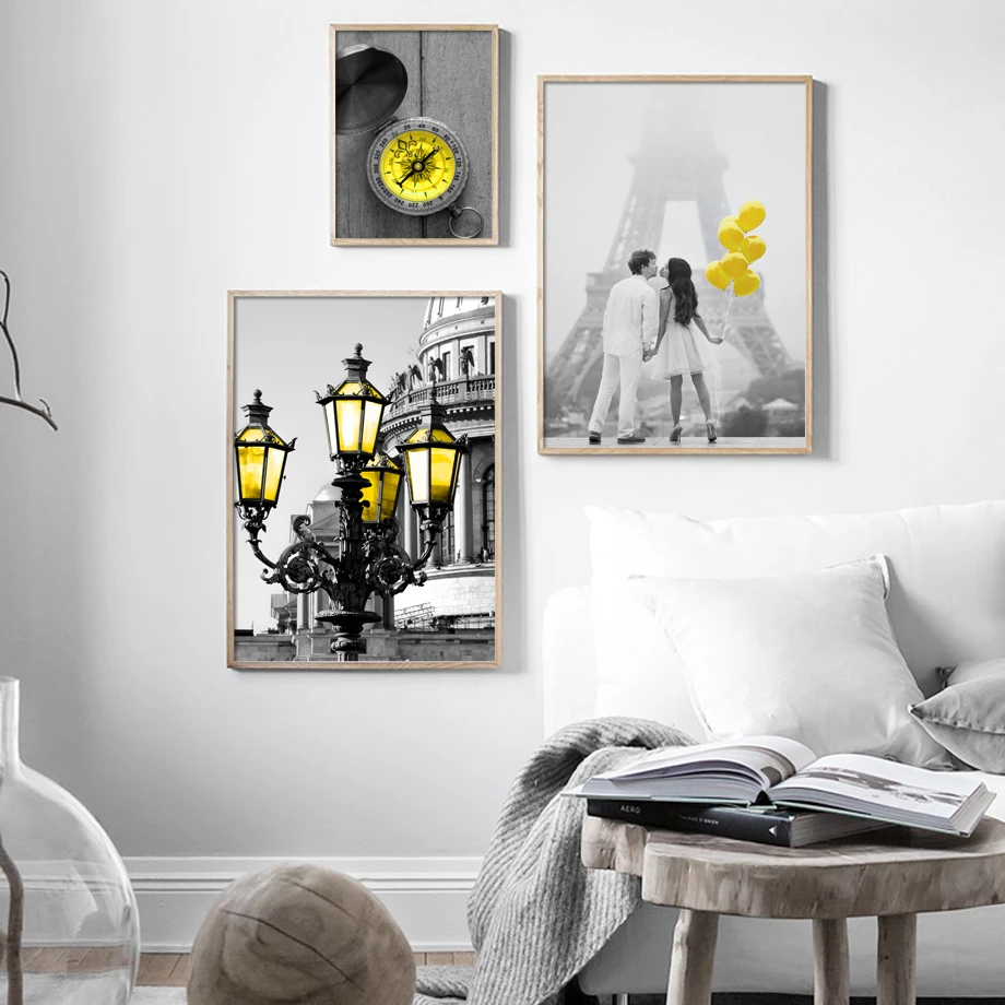 Retro-Paris-Tower-Street-Lovers-Car-Nordic-Posters-And-Prints-Wall-Art-Canvas-Painting-Wall-Pictures (1)