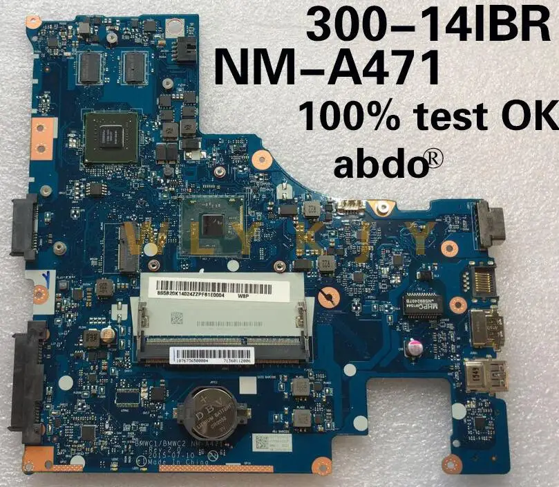 BMWC1/BMWC2 NM-A471 материнская плата для ноутбука Lenovo ideapad 300 300-14IBR портативного