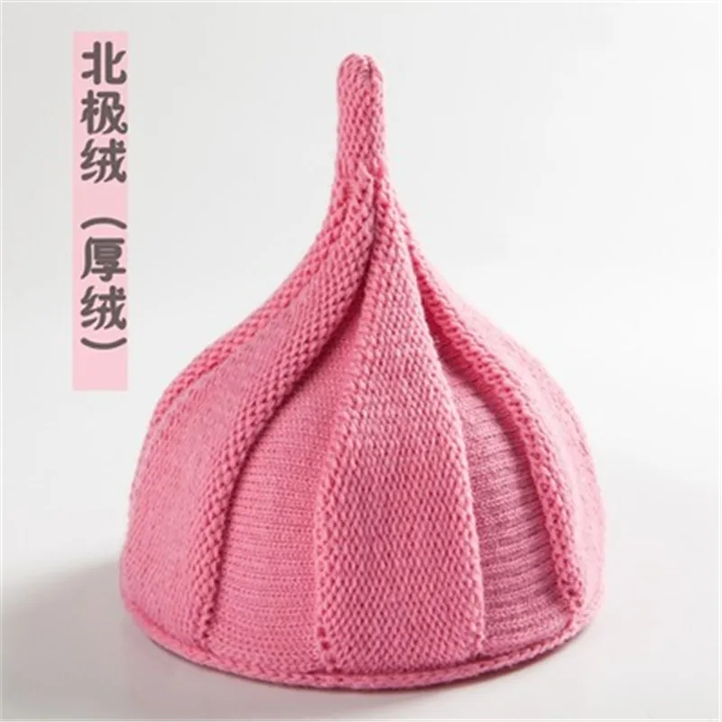 Родитель Ребенок Дети Skullie Beanie шапка осень зима твердые уха теплые плюшевые эластичные заостренный ветряная мельница Мода Accessory-MXC-W6 - Цвет: 8 kids