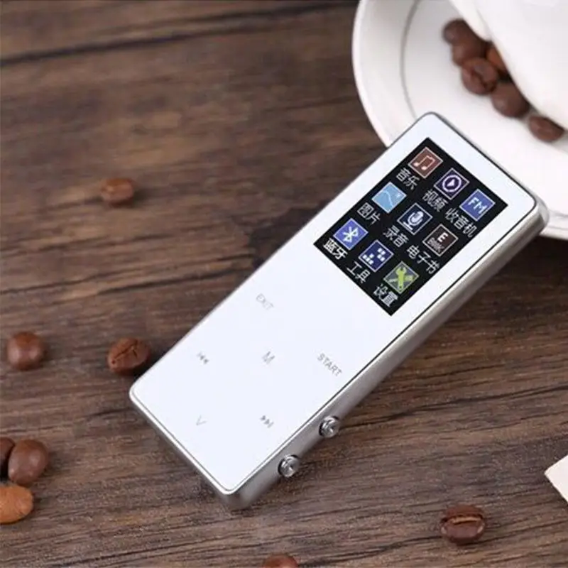 TWISTER.CK 1.8 inch Touch Metal External Release Portable MP3 Music Player with FM Hi-Fi Lossless Support Up to 128GB