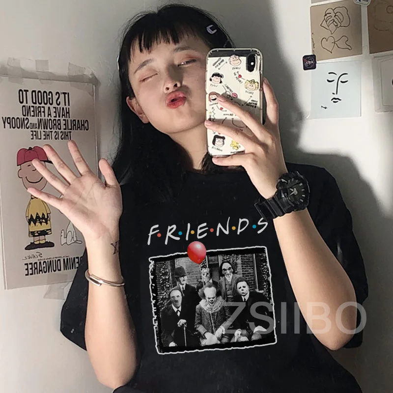 Пенни мудрый Майкл Майерс Джейсон ужасный персонаж Женские повседневные топы