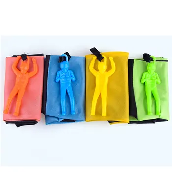 

Durable Safe Parachute Kids Hand Throw Parachute Toy Toss It Up and Watch Landing Assorted Colors