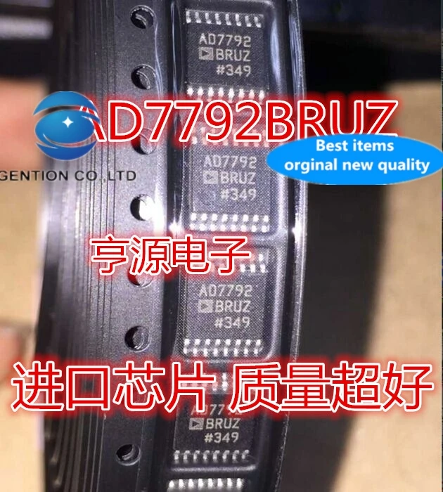 

5 шт., настоящая фотография, 100% новый и оригинальный AD7792 AD7792BRU AD7792BRUZ 16 бит АЦП двухканальный