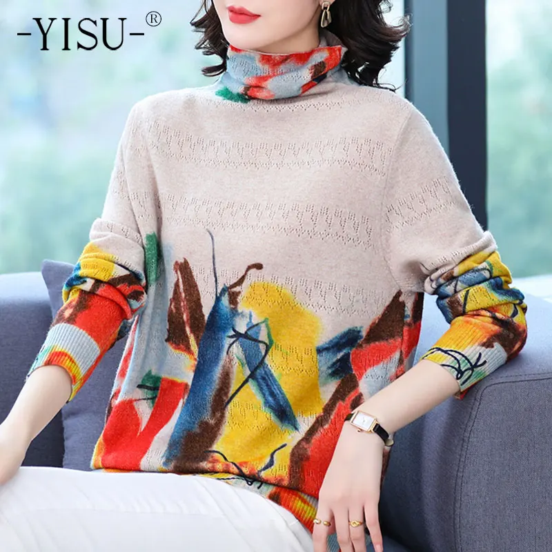 Yisu Fashion Women Sweater Pullove Jumper Female Yisu Store