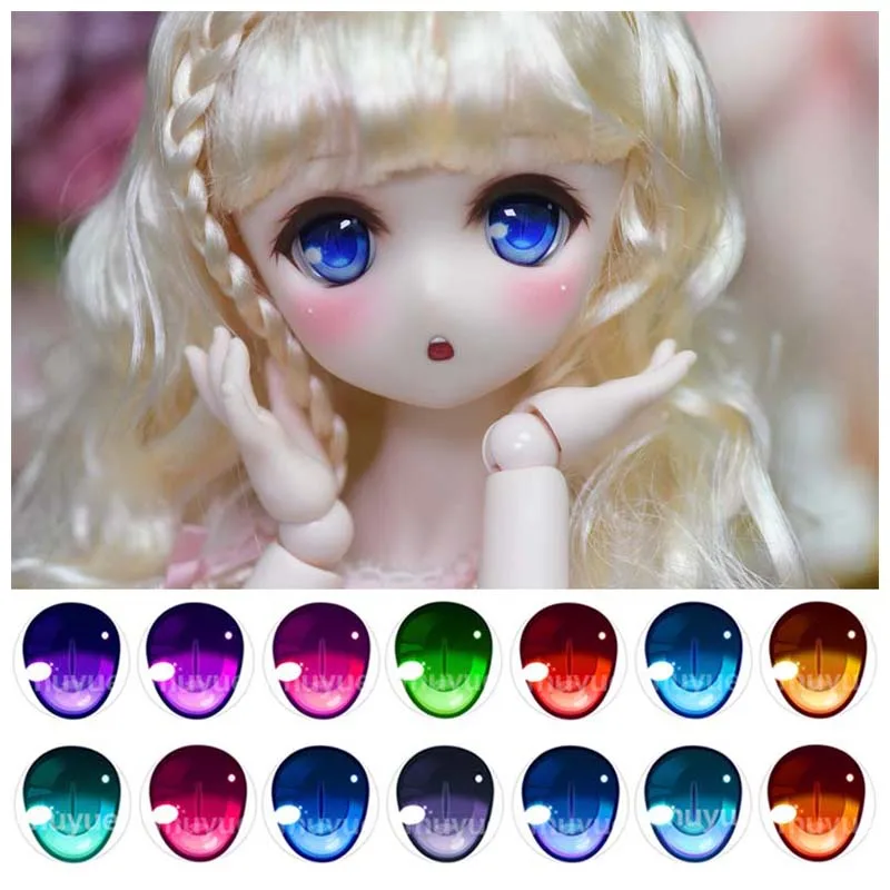 

BJD Eyes doll Metallic effect 10mm-24mm doll acrylic eyes for 1/8 1/6 1/4 1/3 BJD SD DD DollfieDream doll accessories 10mm-24mm