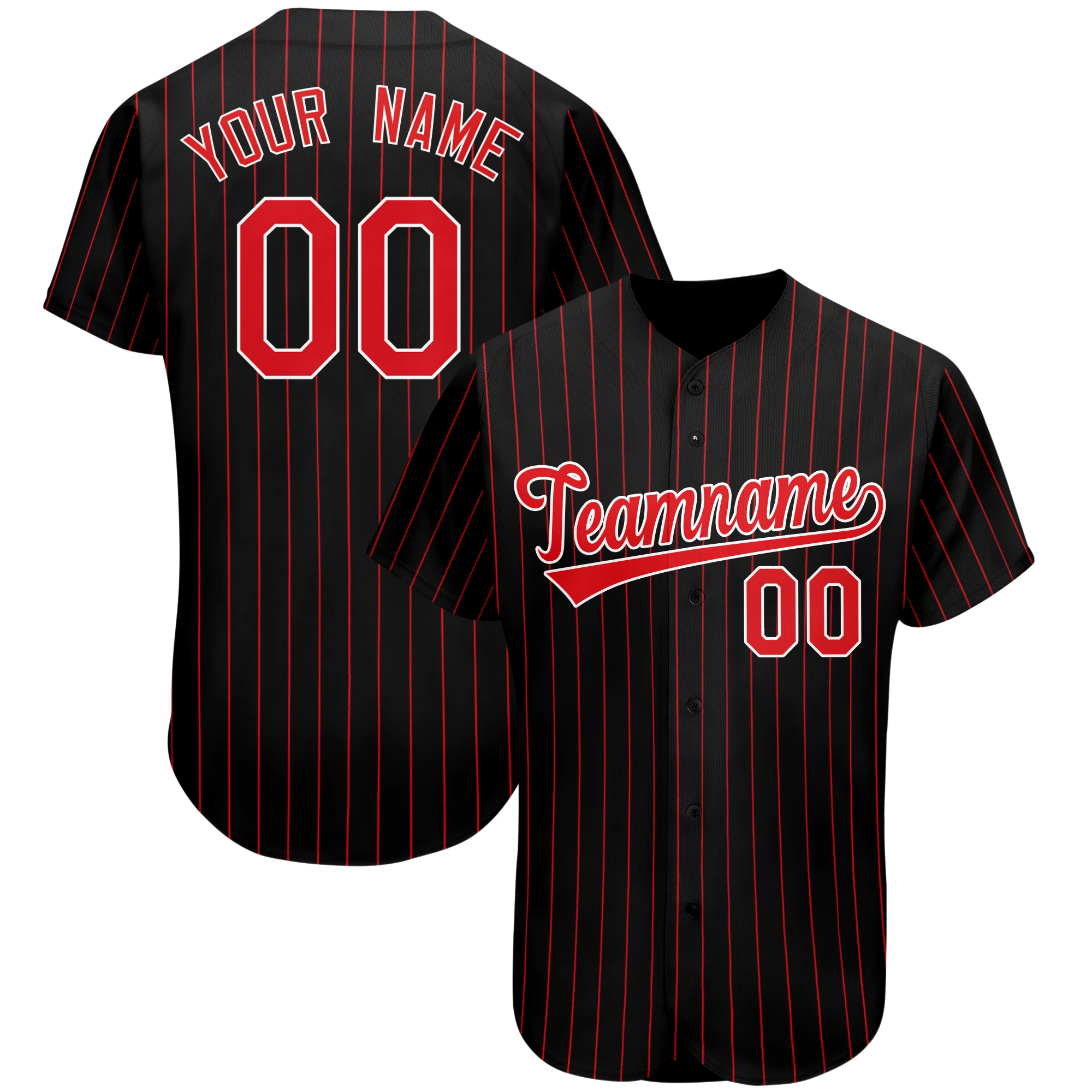 Stripe Baseball Jersey for Team Print Baseball Jerseys For Men/Women/Kids Sportwear baseball shirt