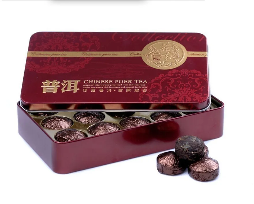 15 шт Китай pu er чай Мини Юньнань спелое или сырье для чая пуэр Подарочная коробка pu erh pu er чай вкус или с клейким рисовым вкусом