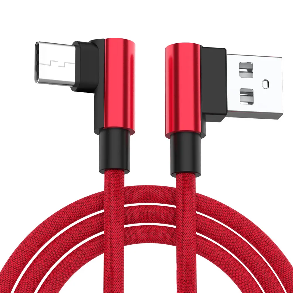 Usb type C Micro USB 90 градусов быстрая зарядка usb c кабель L type-c 3,1 шнур для передачи данных зарядное устройство usb-c для samsung S8 S9 Note 8 Xiaomi