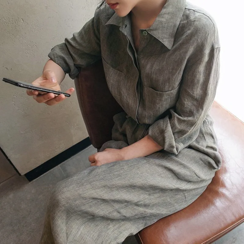 Комбинезон LANMREM женский с длинным рукавом Модный повседневный свободный