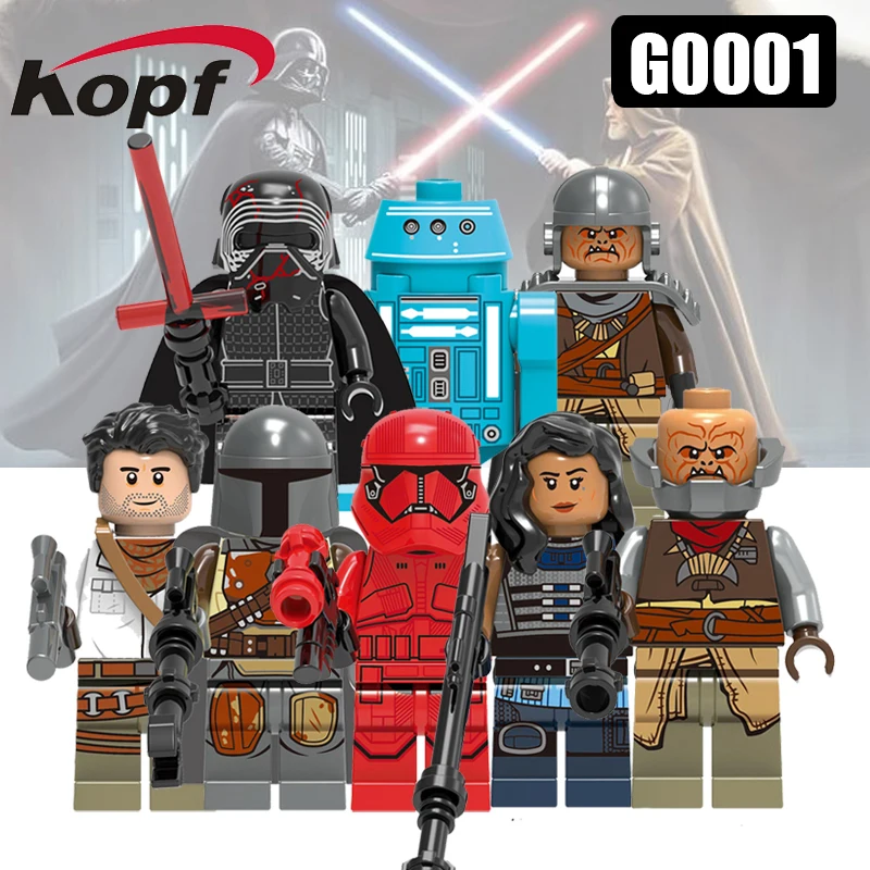20 штук, строительные блоки, кирпичи, серия военных, модели, фигурки Poe Dameron Raider, Kara Dunn Sith Stormer, Обучающие блоки, детские игрушки GH0001