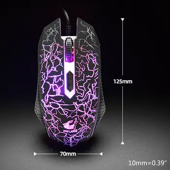 

1Set T11 Mechanical Keyboard Rainbow Backlight Keypad Mouse for PC Laptop Gaming R9JB