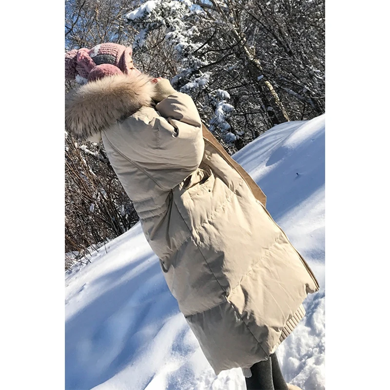 Длинный модный легкий мех зимняя куртка с хлопковой подкладкой теплые пальто парка женская утепленная женская куртка женские куртки AA-506