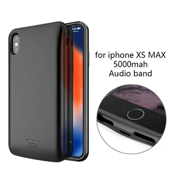 

Battery Charger Cases With Audio For iphone 8 plus Case Protective Back Cover for iPhone 6 7 5S 5SE XS MAX X R Power Bank Case