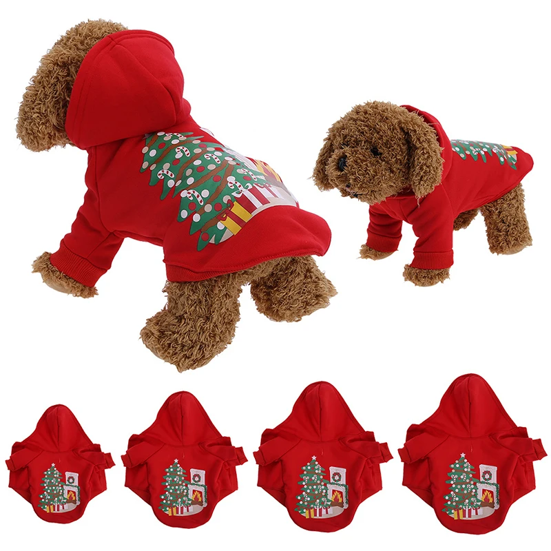 Christmas Dog Clothes Winter Warm Pet Dog Jacket Coat Puppy Clothing