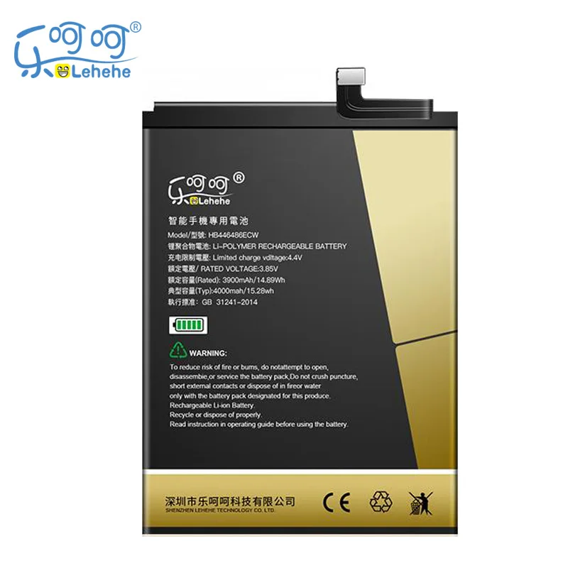 Аккумулятор LEHEHE HB446486ECW для Huawei P Smart Z honor 9X Pro/Nova5i Enjoy 10 Plus батареи 4000 мАч с