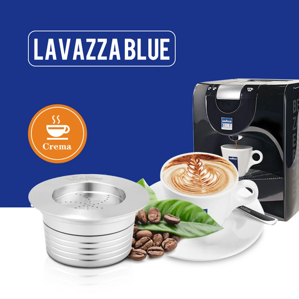 For Lavazza Blue Reusable Coffee Filters For Lavazza Lb951 Cb 100 Machine Stainless Steel Refillable Coffee Capsule Pod Tamper Coffee Filters Aliexpress