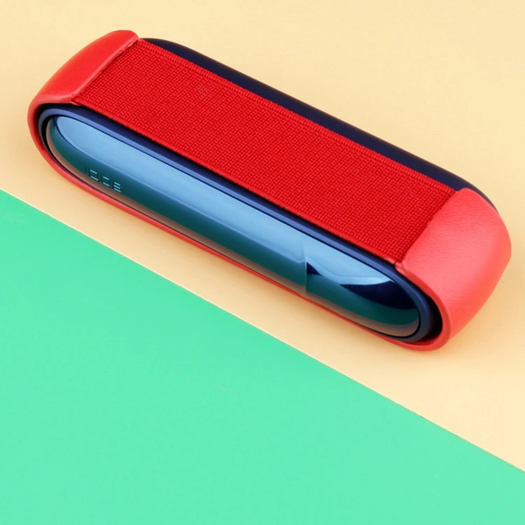 2 шт. чехол для Iqos3.0, полный защитный чехол для Iqos электронных сигарет, красный и черный