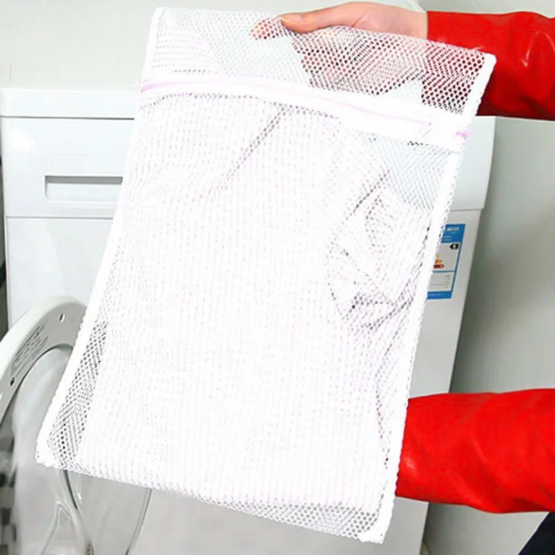 Clothes Washing Machine Laundry Bra Aid Lingerie Mesh Net Wash Bag Pouch Basket Femme 3 Sizes