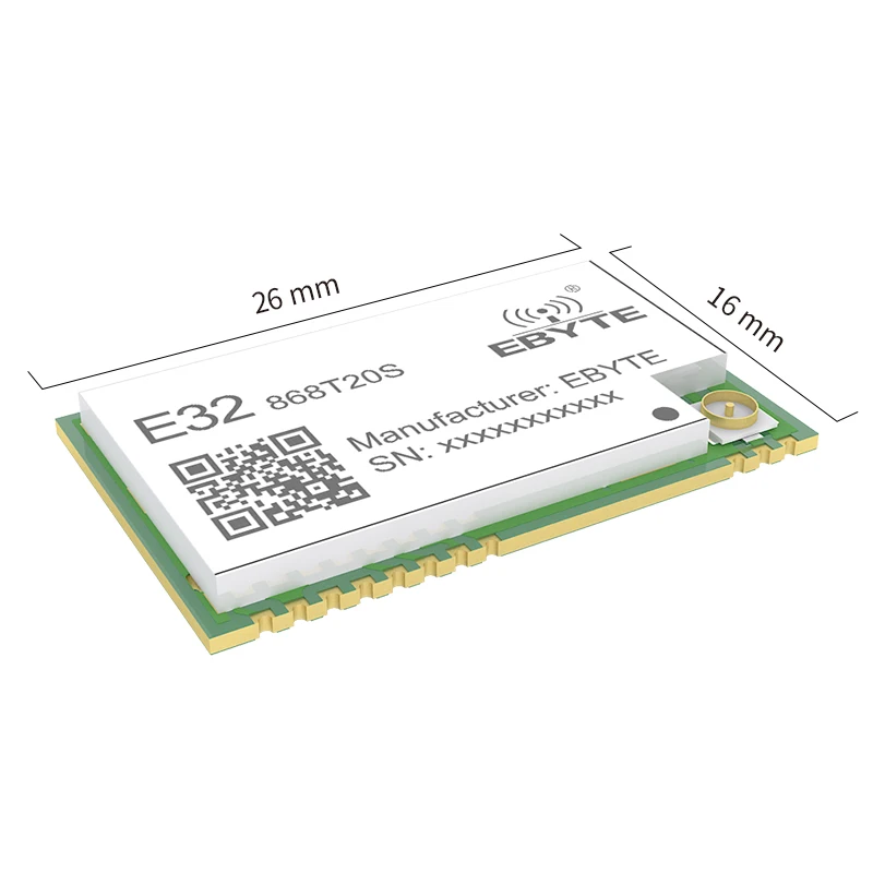 E32-868T20S SX1276 LoRa 868 МГц 100 мВт SMD беспроводной приемопередатчик 868 МГц модуль ttl дальний IPEX передатчик и приемник