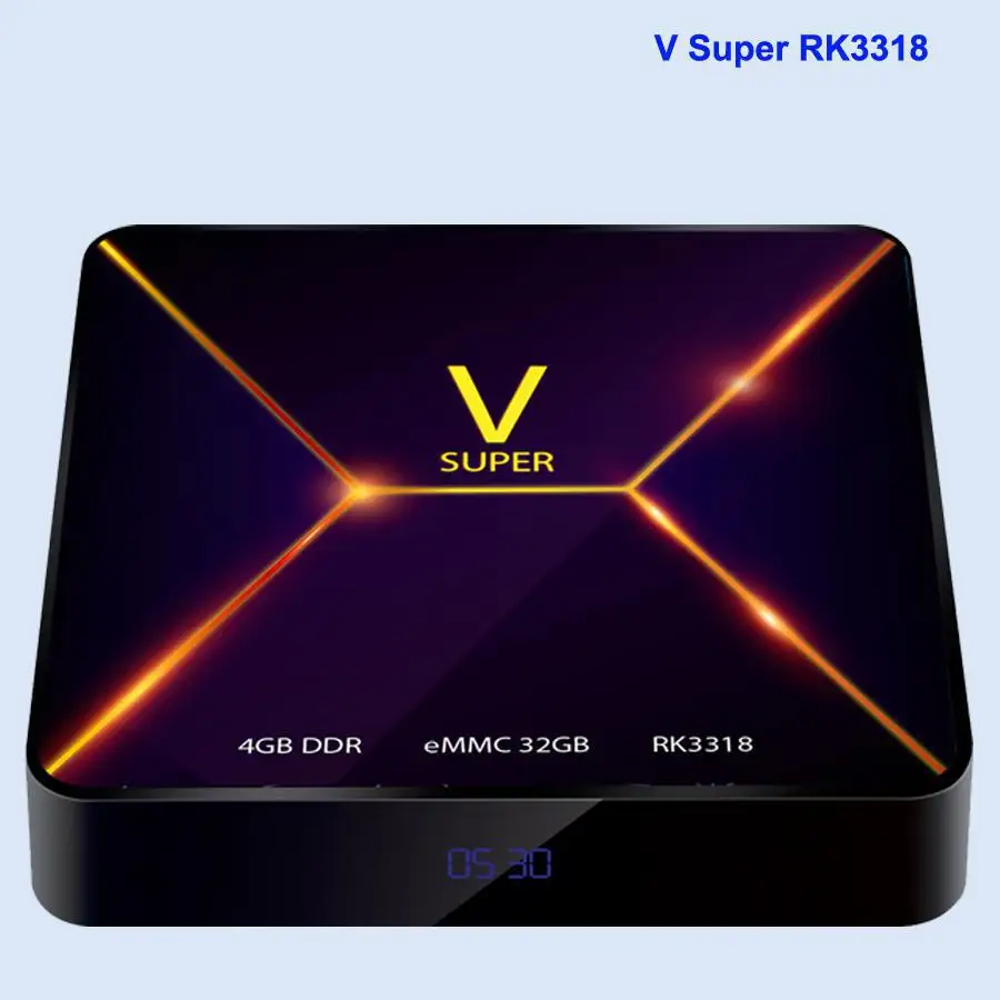 Android 9,0 ТВ приставка RK3318 ОЗУ 4 Гб+ 32 ГБ Смарт Интернет приставка 2,4G wifi Bluetooth медиаплеер