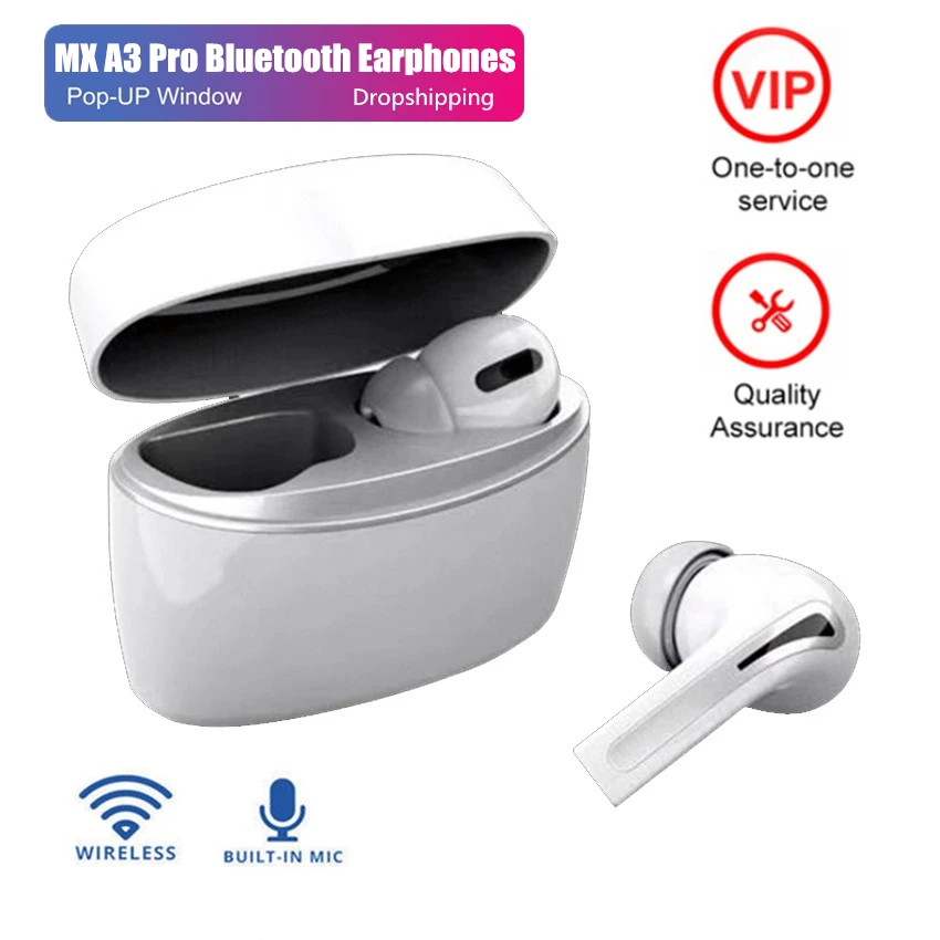Bluetooth-наушники MX A3 Pro беспроводные наушники мини-наушники HIFI-гарнитура чехол для