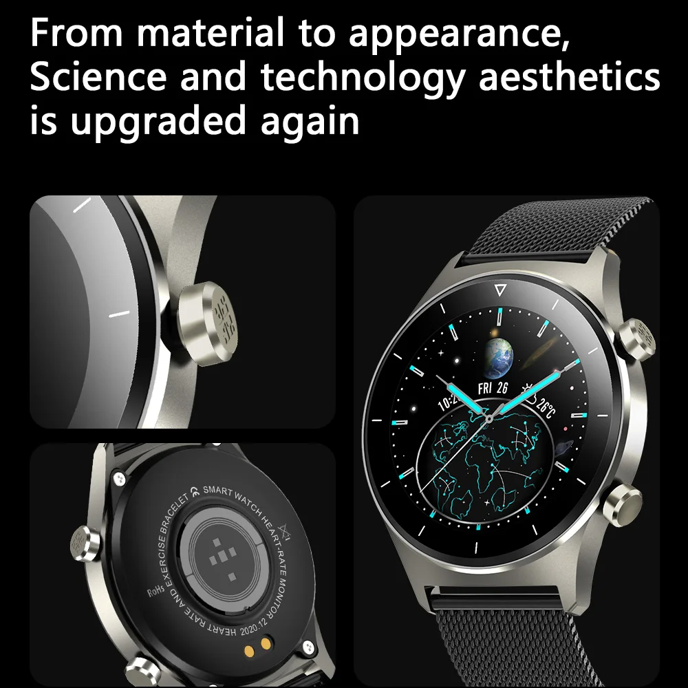 US $32.35 New E13 IP68 Waterproof Smart Watch Men Women Full Touch Screen Custom Face MultiMode Sports Fashion SmartWatch For Androd IOS