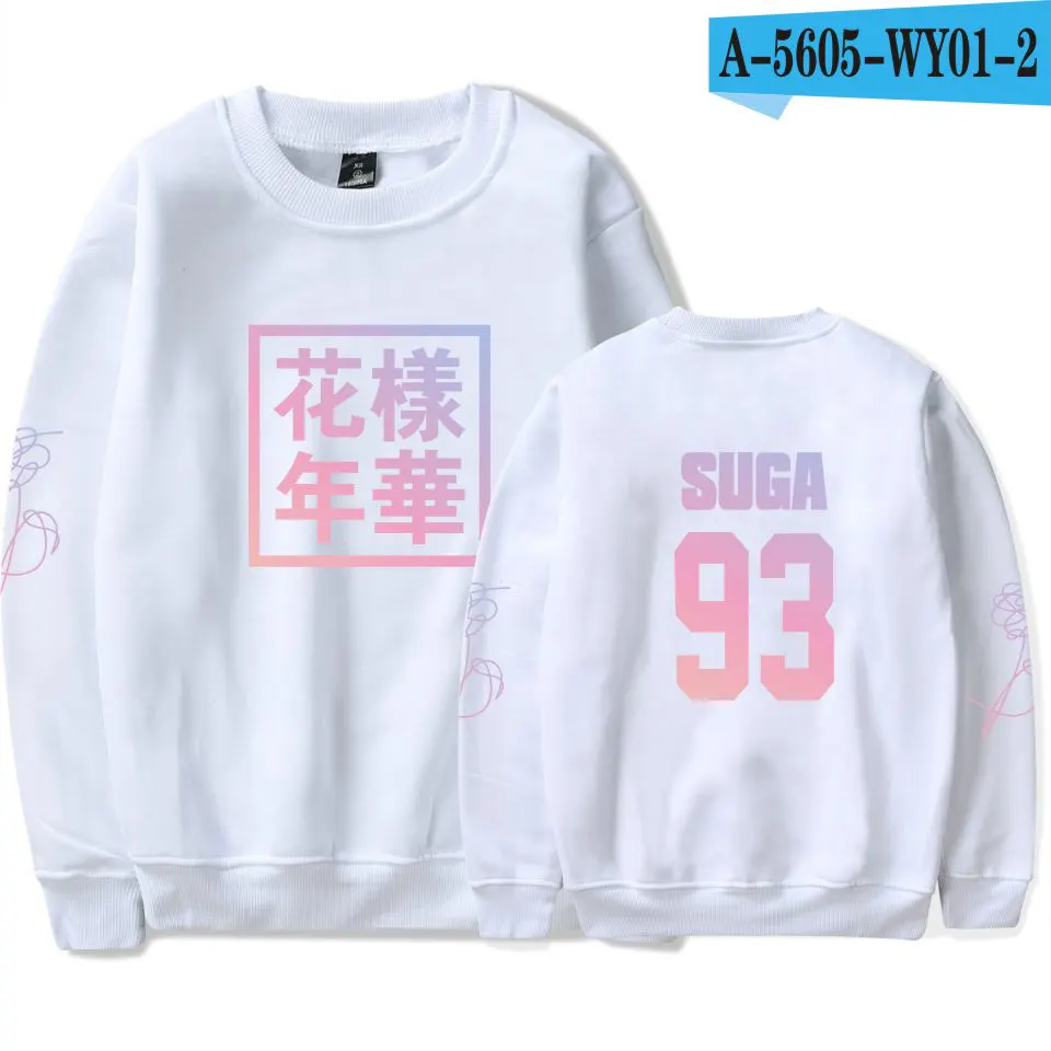 Хип-хоп пуловер одежда kpop толстовка с капюшоном для женщин Love Young Forever Bangtan мальчиков монолитная Толстовка - Цвет: White
