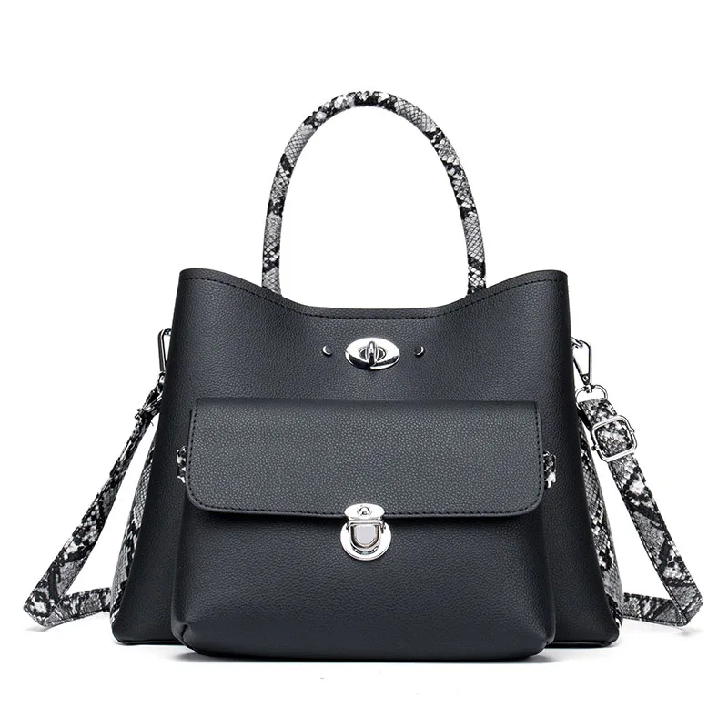 

Women Portable PU leather Single Shoulder Bag Fashionable Travel Crossbody Bags Simple Messenger Bag Large Capacity Handbag 2Pcs