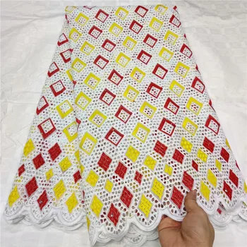 

2019 African Cotton Swiss Voile Laces Fabrics High Quality African Swiss Voile Laces In Switzerland For wedding Dresses ly66-182