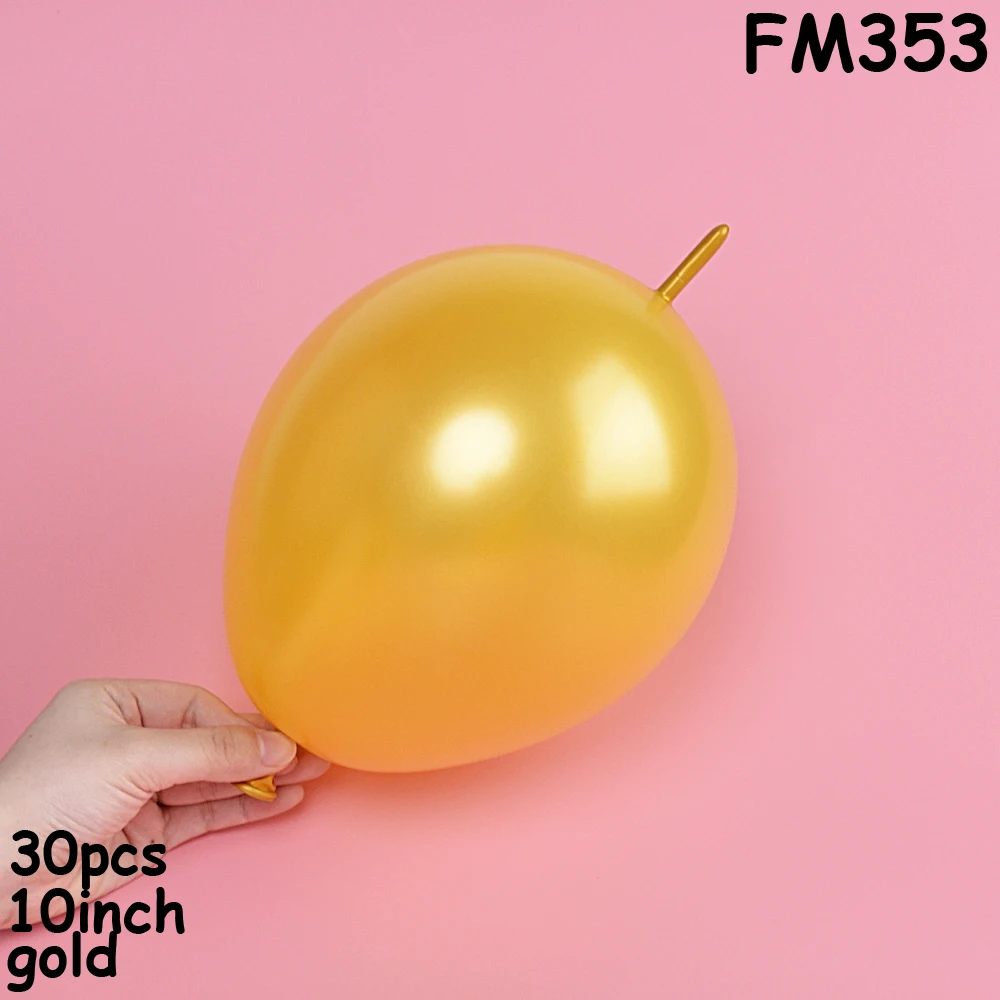 FM353 30 шт 10 дюймов хвостовые латексные шары гелиевые надувные шары воздушные шары Счастливого Рождества счастливого Нового года вечерние шары для украшения - Цвет: FM353