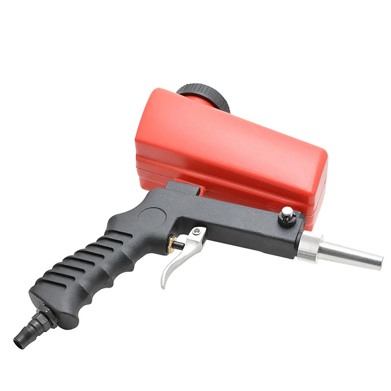 Portable Gravity Sandblasting Gun Pneumatic Sandblasting Set Rust Blasting Device Small Sand Blasting Machine