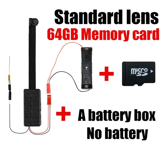 HD Mini Camera Mini Wireless DIY Portable WiFi IP Night vision Remote View P2P Micro webcam 1080P Digital Mini Camcorder 128G standard 64G