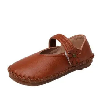 

Kids Baby Flower Shoes Children Wedding Party Dress Princess Leather Sandal For Teens Girl Dance Shoes New