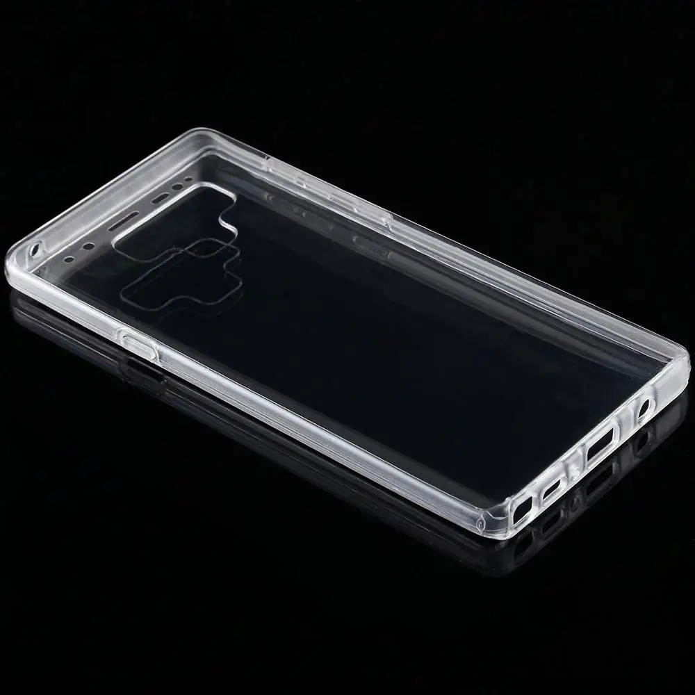 Haweel For Samsung Galaxy Note 9 Phone Case 0.75mm Double-sided Ultra-thin Transparent PC + TPU Case Protective Cover